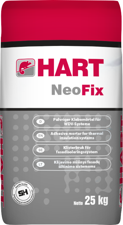 KLIJAI HART NeoFix NEO polistirolo plokštėms KLIJAI HART NeoFix NEO polistirolo plokštėms