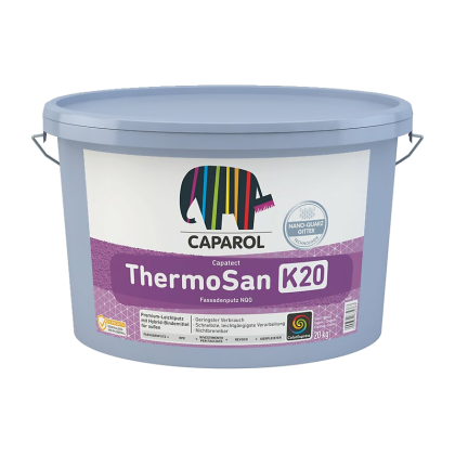 Silikoninis-silikatinis tinkas Caparol Thermosan Fassadenputz NQG