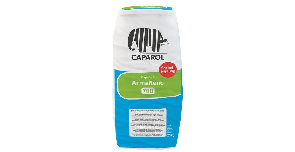 Klijavimo, armavimo ir modeliavimo mišinys CAPAROL ARMARENO 700