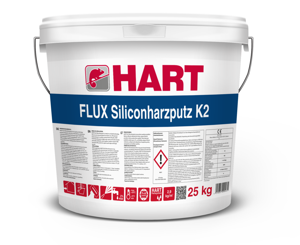 Silikoninis tinkas HART FLUX Siliconharzputz