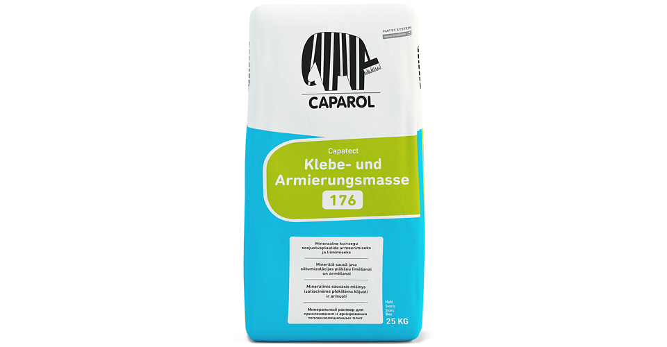 Klijavimo armavimo mišinys CAPAROL Klebe- und Armierungsmasse 176