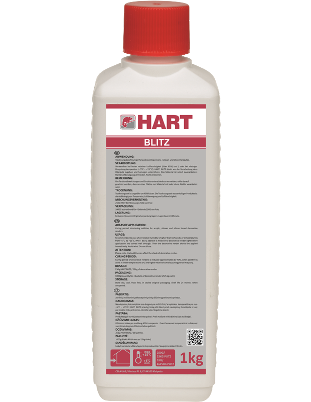 DŽIŪVIMĄ GREITINANTIS PRIEDAS HART BLITZ