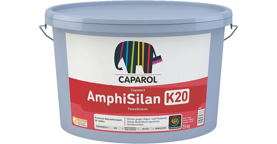 Silikoninis tinkas Caparol AmphiSilan Fassadenputz
